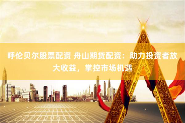 呼伦贝尔股票配资 舟山期货配资：助力投资者放大收益，掌控市场机遇